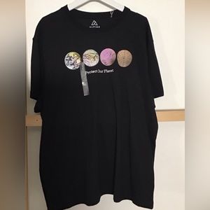 Protect our Planet Men shirt size xl new Protect Our Planet short sleeve shirt